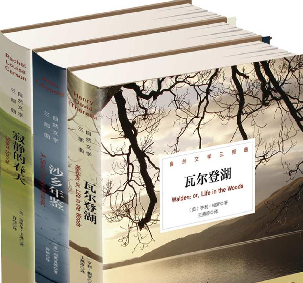 自然文学三部曲（寂静的春天&沙乡年鉴&瓦尔登湖）azw3 epub mobi pdf格式-夸克宝藏库