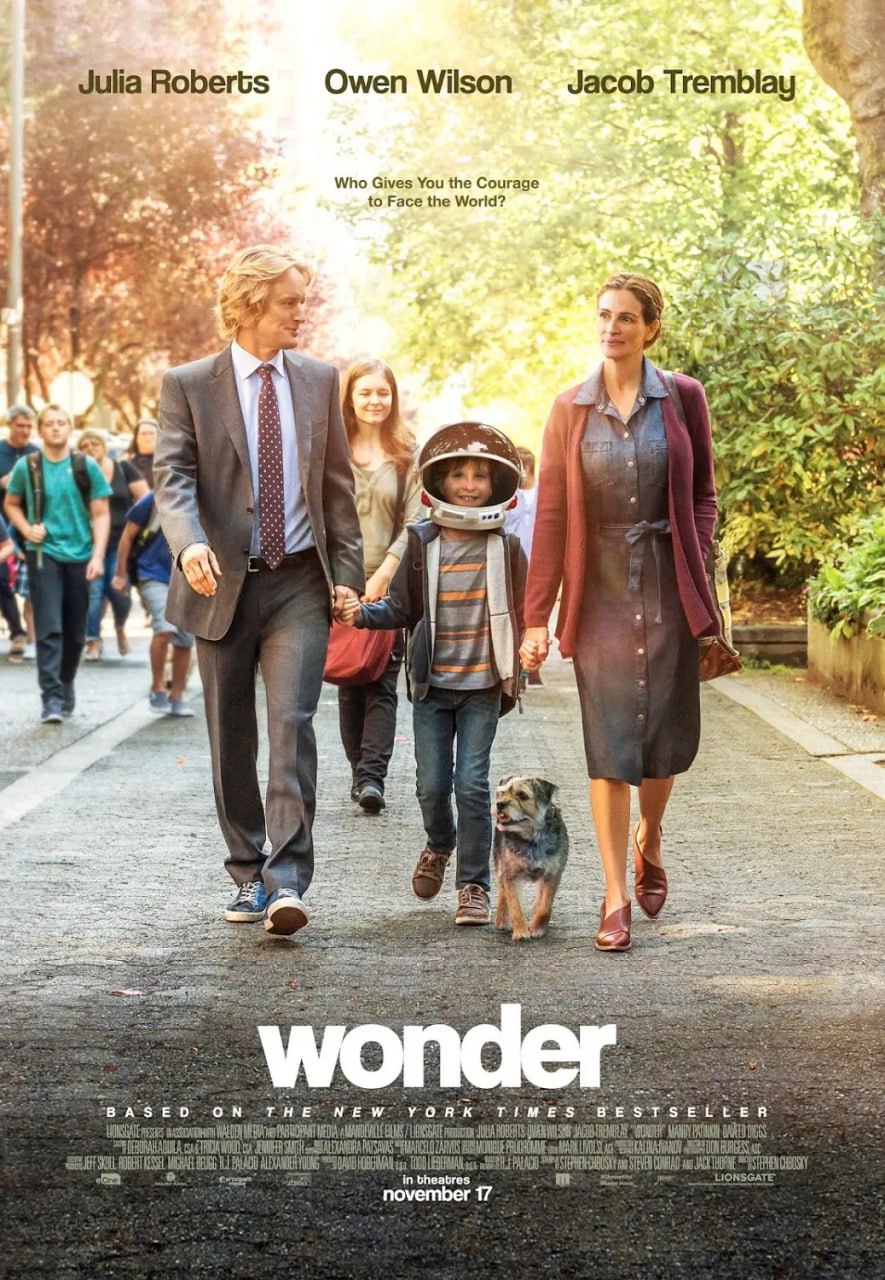 奇迹男孩 Wonder (2017)【Friday版本 1080P 英语中字 茱莉亚罗伯茨】-夸克宝藏库