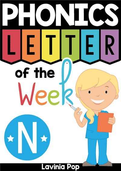 儿童自然拼读字母书《Phonics Letter Of The Week》-夸克宝藏库